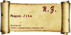 Magas Zita névjegykártya
